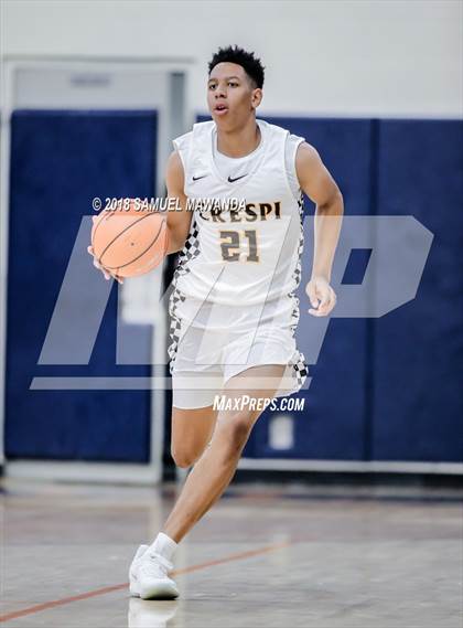 Thumbnail 3 in Crespi vs  Notre Dame (SO) (4th Annual West Valley Thanksgiving Tip-Off Classic) photogallery.