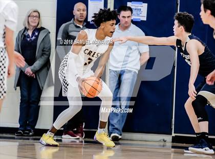 Thumbnail 2 in Crespi vs  Notre Dame (SO) (4th Annual West Valley Thanksgiving Tip-Off Classic) photogallery.