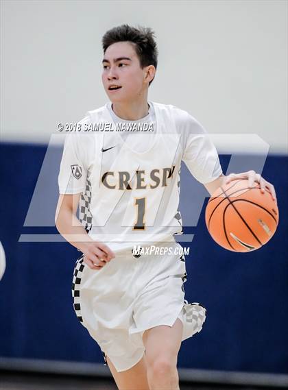 Thumbnail 3 in Crespi vs  Notre Dame (SO) (4th Annual West Valley Thanksgiving Tip-Off Classic) photogallery.