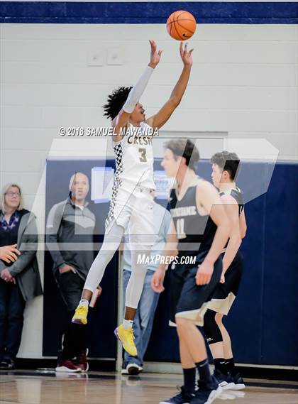 Thumbnail 1 in Crespi vs  Notre Dame (SO) (4th Annual West Valley Thanksgiving Tip-Off Classic) photogallery.