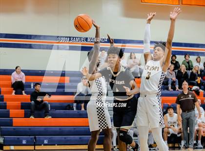 Thumbnail 3 in Crespi vs  Notre Dame (SO) (4th Annual West Valley Thanksgiving Tip-Off Classic) photogallery.