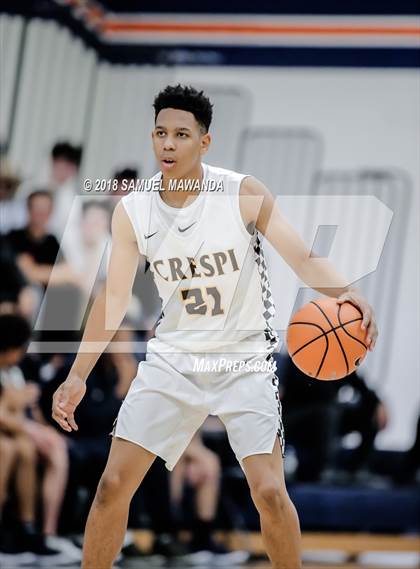 Thumbnail 2 in Crespi vs  Notre Dame (SO) (4th Annual West Valley Thanksgiving Tip-Off Classic) photogallery.