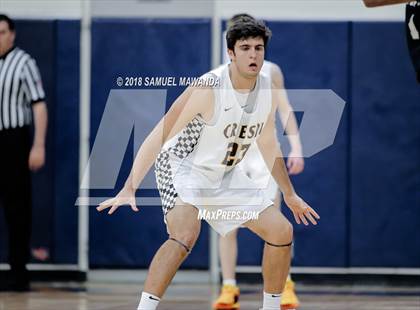 Thumbnail 3 in Crespi vs  Notre Dame (SO) (4th Annual West Valley Thanksgiving Tip-Off Classic) photogallery.