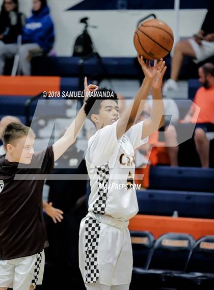 Thumbnail 3 in Crespi vs  Notre Dame (SO) (4th Annual West Valley Thanksgiving Tip-Off Classic) photogallery.