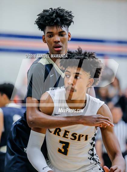 Thumbnail 1 in Crespi vs  Notre Dame (SO) (4th Annual West Valley Thanksgiving Tip-Off Classic) photogallery.