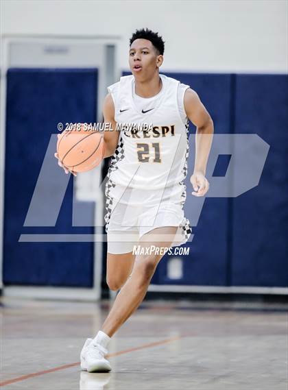 Thumbnail 2 in Crespi vs  Notre Dame (SO) (4th Annual West Valley Thanksgiving Tip-Off Classic) photogallery.