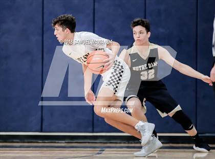 Thumbnail 2 in Crespi vs  Notre Dame (SO) (4th Annual West Valley Thanksgiving Tip-Off Classic) photogallery.