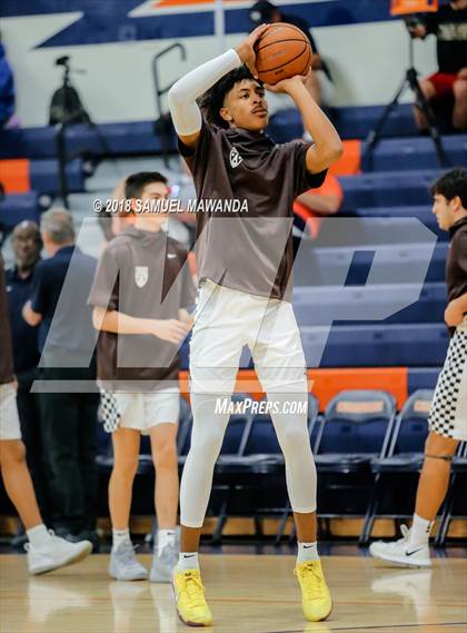Thumbnail 2 in Crespi vs  Notre Dame (SO) (4th Annual West Valley Thanksgiving Tip-Off Classic) photogallery.