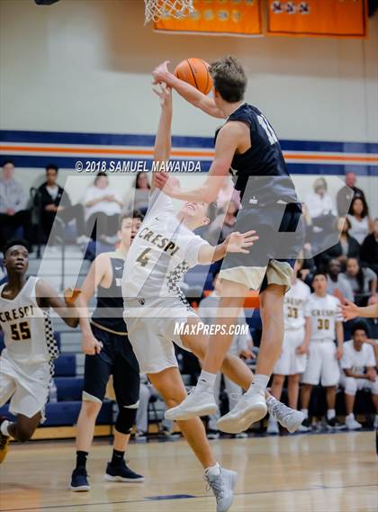 Thumbnail 1 in Crespi vs  Notre Dame (SO) (4th Annual West Valley Thanksgiving Tip-Off Classic) photogallery.