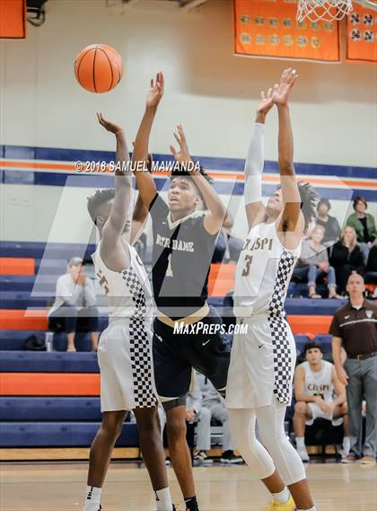 Thumbnail 2 in Crespi vs  Notre Dame (SO) (4th Annual West Valley Thanksgiving Tip-Off Classic) photogallery.
