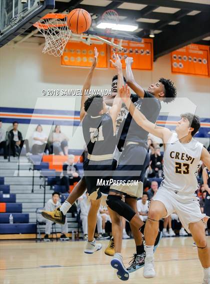 Thumbnail 2 in Crespi vs  Notre Dame (SO) (4th Annual West Valley Thanksgiving Tip-Off Classic) photogallery.