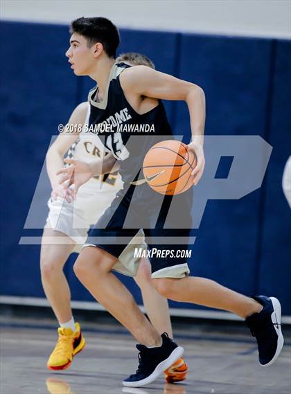 Thumbnail 2 in Crespi vs  Notre Dame (SO) (4th Annual West Valley Thanksgiving Tip-Off Classic) photogallery.
