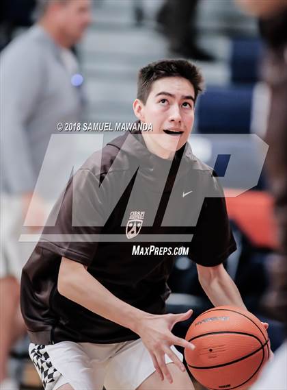 Thumbnail 1 in Crespi vs  Notre Dame (SO) (4th Annual West Valley Thanksgiving Tip-Off Classic) photogallery.