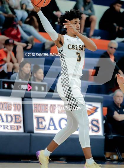 Thumbnail 2 in Crespi vs  Notre Dame (SO) (4th Annual West Valley Thanksgiving Tip-Off Classic) photogallery.