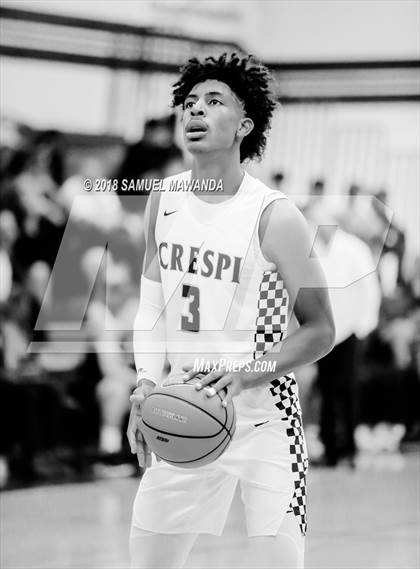 Thumbnail 3 in Crespi vs  Notre Dame (SO) (4th Annual West Valley Thanksgiving Tip-Off Classic) photogallery.