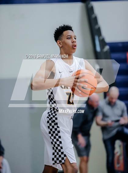 Thumbnail 2 in Crespi vs  Notre Dame (SO) (4th Annual West Valley Thanksgiving Tip-Off Classic) photogallery.