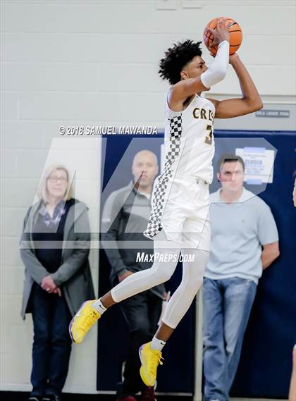 Thumbnail 2 in Crespi vs  Notre Dame (SO) (4th Annual West Valley Thanksgiving Tip-Off Classic) photogallery.
