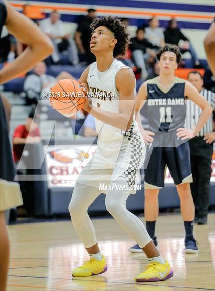 Thumbnail 2 in Crespi vs  Notre Dame (SO) (4th Annual West Valley Thanksgiving Tip-Off Classic) photogallery.