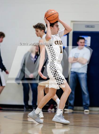 Thumbnail 3 in Crespi vs  Notre Dame (SO) (4th Annual West Valley Thanksgiving Tip-Off Classic) photogallery.