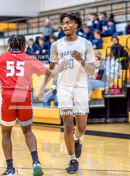 Thumbnail 1 in Shawnee Heights vs Grandview (West Boy's Varsity Tournament) photogallery.