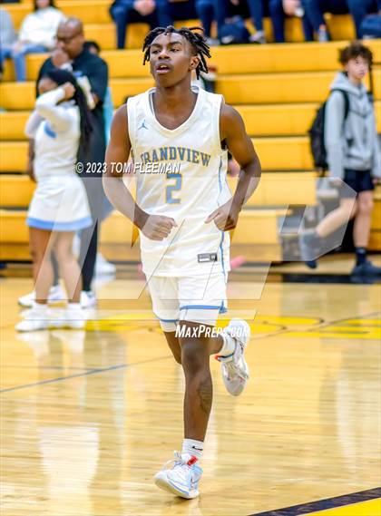 Thumbnail 3 in Shawnee Heights vs Grandview (West Boy's Varsity Tournament) photogallery.