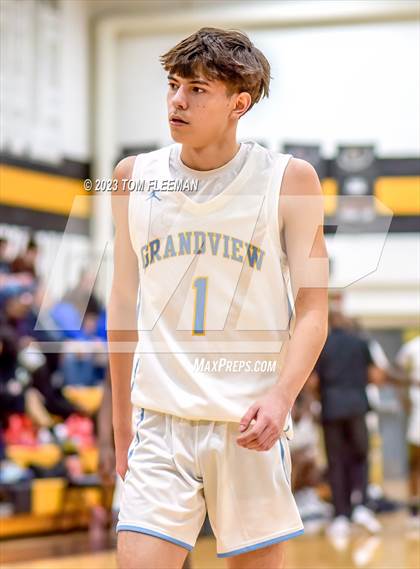 Thumbnail 2 in Shawnee Heights vs Grandview (West Boy's Varsity Tournament) photogallery.