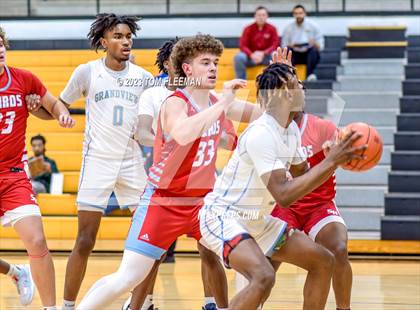 Thumbnail 1 in Shawnee Heights vs Grandview (West Boy's Varsity Tournament) photogallery.