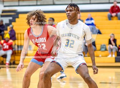Thumbnail 3 in Shawnee Heights vs Grandview (West Boy's Varsity Tournament) photogallery.