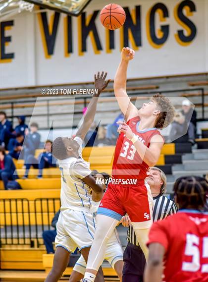 Thumbnail 2 in Shawnee Heights vs Grandview (West Boy's Varsity Tournament) photogallery.