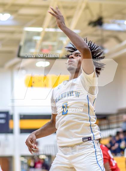 Thumbnail 2 in Shawnee Heights vs Grandview (West Boy's Varsity Tournament) photogallery.