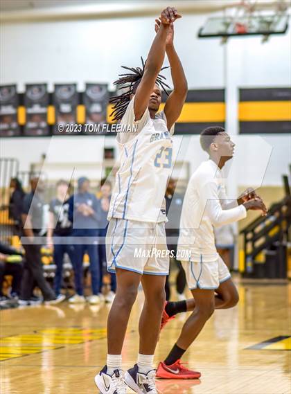 Thumbnail 1 in Shawnee Heights vs Grandview (West Boy's Varsity Tournament) photogallery.