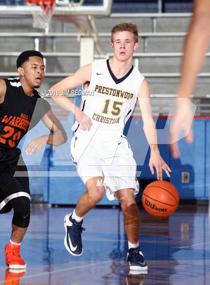 Thumbnail 3 in Hall vs. Prestonwood Christian (Thanksgiving Hoopfest) photogallery.
