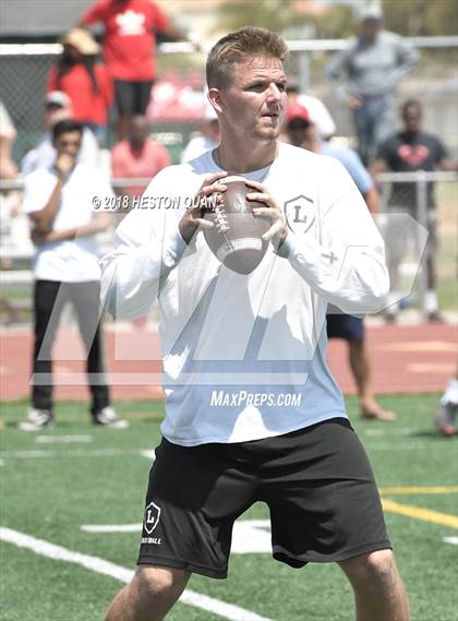 Thumbnail 1 in Orange Lutheran vs. Mater Dei (Battle at the Beach 7-on-7) photogallery.