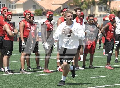 Thumbnail 1 in Orange Lutheran vs. Mater Dei (Battle at the Beach 7-on-7) photogallery.