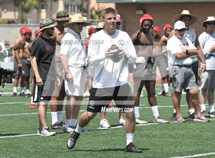 Thumbnail 2 in Orange Lutheran vs. Mater Dei (Battle at the Beach 7-on-7) photogallery.