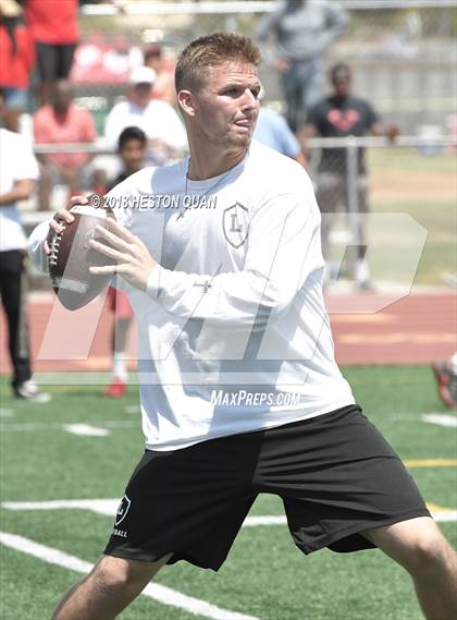 Thumbnail 2 in Orange Lutheran vs. Mater Dei (Battle at the Beach 7-on-7) photogallery.