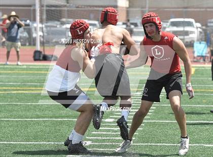 Thumbnail 1 in Orange Lutheran vs. Mater Dei (Battle at the Beach 7-on-7) photogallery.