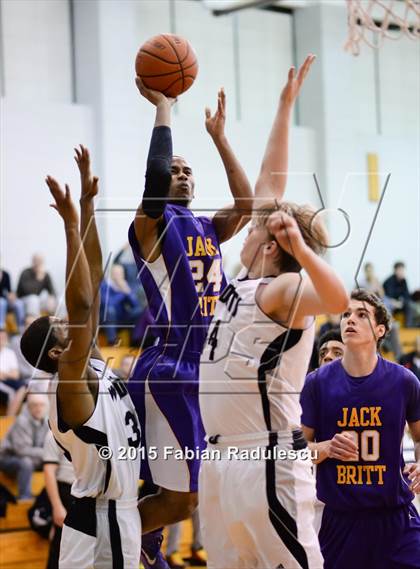Thumbnail 2 in Jack Britt @ East Chapel Hill (NCHSAA 4A Playoff 2nd Round) photogallery.