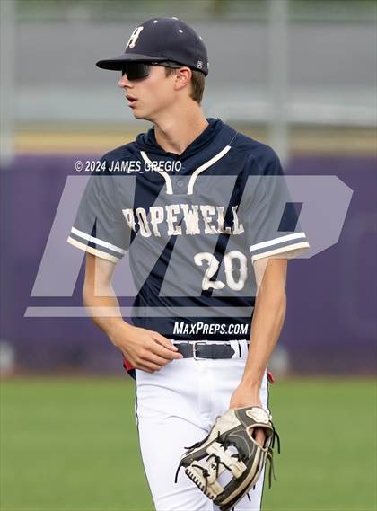 Thumbnail 2 in Hopewell @ Greater Latrobe (WPIAL 4A Round 1) photogallery.
