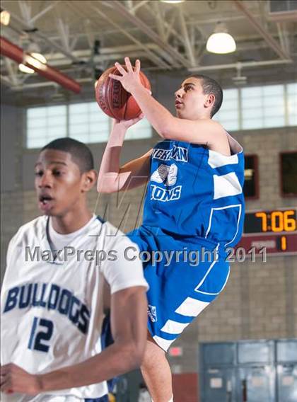 Thumbnail 2 in Redlands Adventist Academy vs. Arshag Dickranian Armenian (CIF SS 6A Final) photogallery.