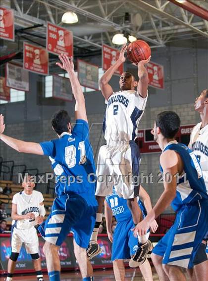 Thumbnail 3 in Redlands Adventist Academy vs. Arshag Dickranian Armenian (CIF SS 6A Final) photogallery.