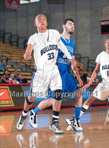 Thumbnail 3 in Redlands Adventist Academy vs. Arshag Dickranian Armenian (CIF SS 6A Final) photogallery.