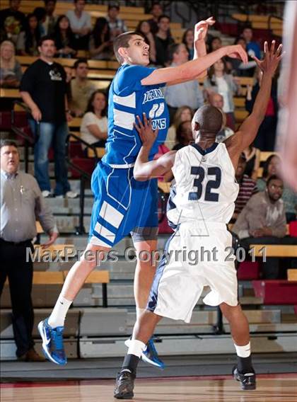 Thumbnail 1 in Redlands Adventist Academy vs. Arshag Dickranian Armenian (CIF SS 6A Final) photogallery.