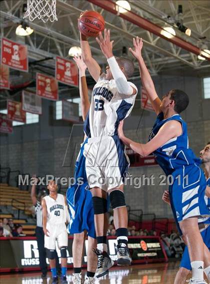 Thumbnail 1 in Redlands Adventist Academy vs. Arshag Dickranian Armenian (CIF SS 6A Final) photogallery.