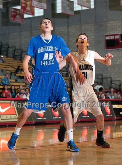 Thumbnail 3 in Redlands Adventist Academy vs. Arshag Dickranian Armenian (CIF SS 6A Final) photogallery.