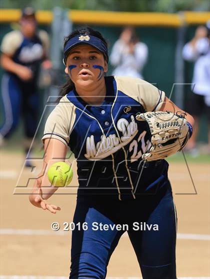 Thumbnail 2 in Mater Dei Catholic vs. Poway (CIF SDS Open Division 2nd Round) photogallery.