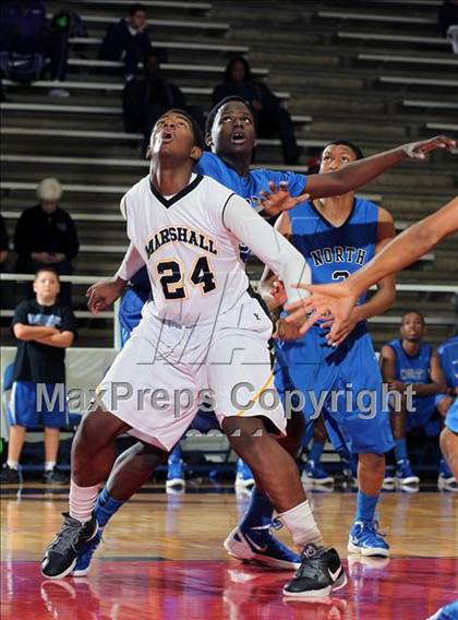 Thumbnail 2 in Fort Bend Marshall vs. North Crowley (McDonald's Texas Invitational) photogallery.