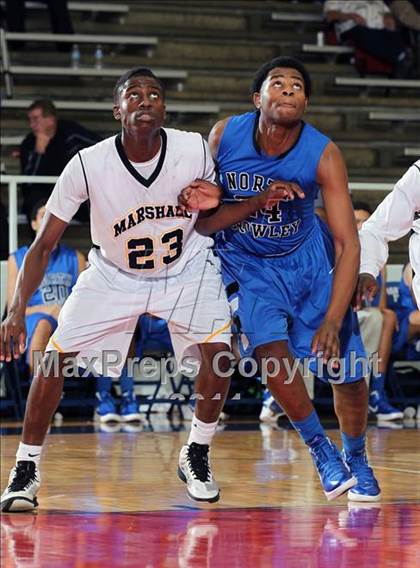Thumbnail 2 in Fort Bend Marshall vs. North Crowley (McDonald's Texas Invitational) photogallery.