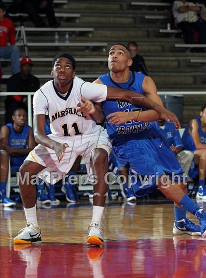 Thumbnail 2 in Fort Bend Marshall vs. North Crowley (McDonald's Texas Invitational) photogallery.