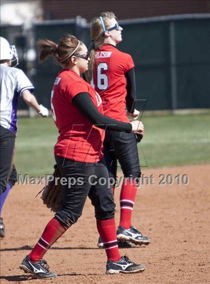 Thumbnail 3 in Burleson vs. Crowley (Mansfield ISD Varsity Softball Tournament) photogallery.